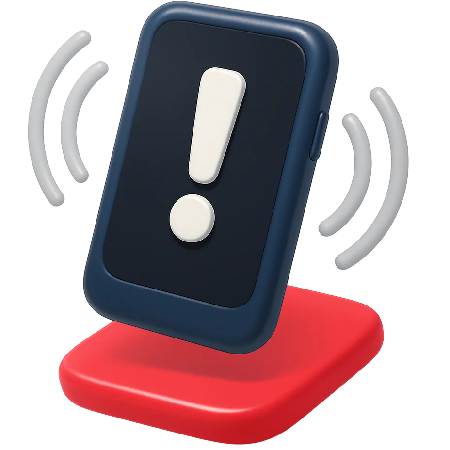 You get alerted